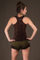 P40 - Shorty in Cotton-lycra with Crumpled Lace