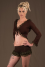 P40 - Shorty in Cotton-lycra with Crumpled Lace