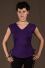 T17 - Top in Viscose-lycra with linked backless and linked open sides