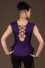 T17 - Top in Viscose-lycra with linked backless and linked open sides