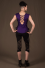 T17 - Top in Viscose-lycra with linked backless and linked open sides