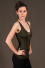 T51 - Top in Viscose-lycra with open knotted low-cut neckline, linked backless and knotted open sides